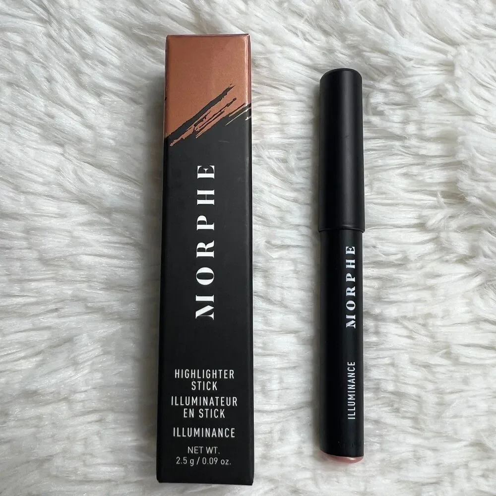 Morphe Illuminance Highlighter Stick Cream Shimmer Brow Sculpting Pencil 0.09 oz